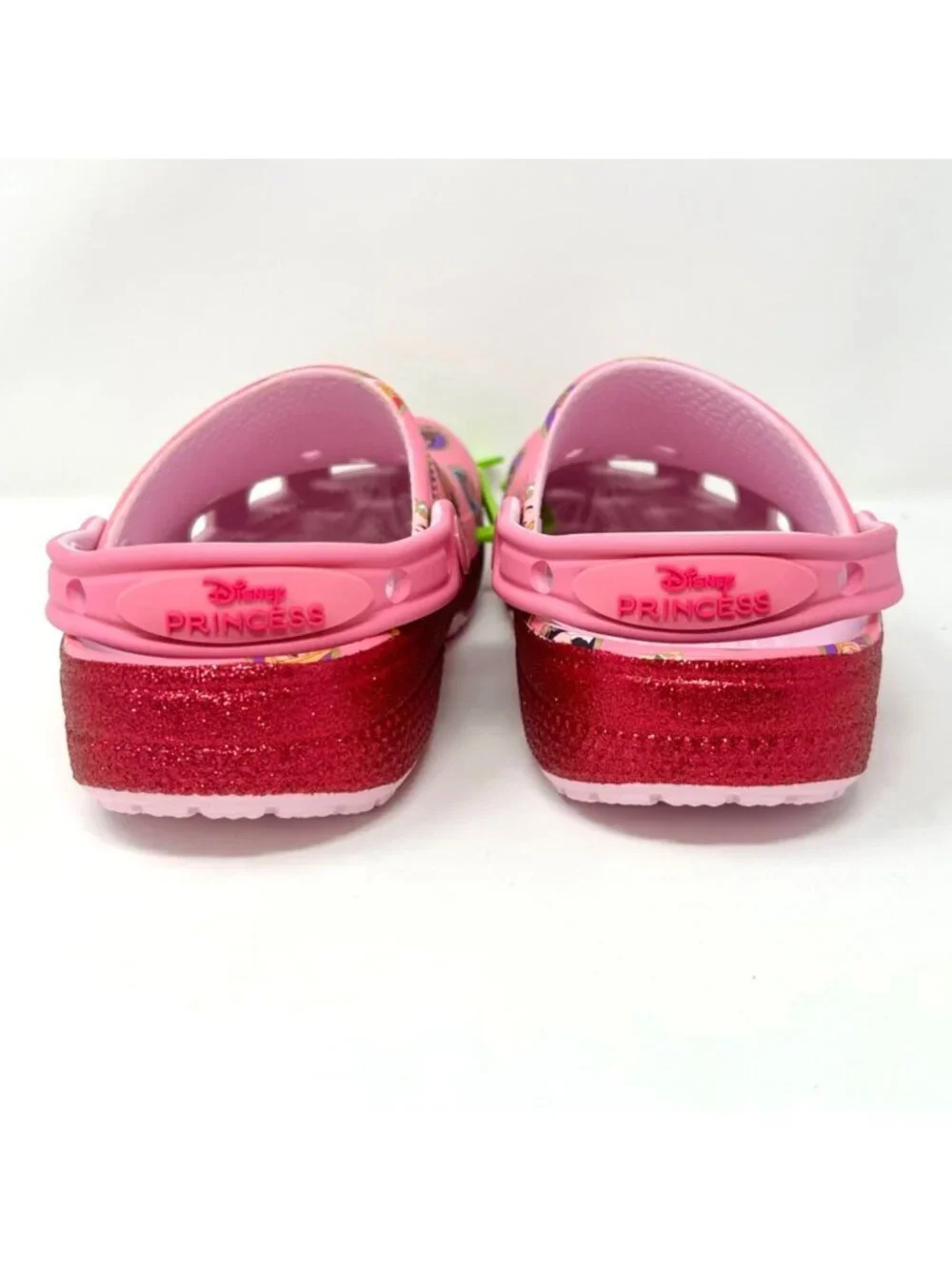 Disney Crocs Princess Classic Clog Pink Kids J4 Womens 6 Slip On Comfort
